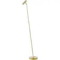 HELL LED golvlampa Tom, dimbar, Mässing / guld, Vardagsrum / matsal, Rostfritt stål, Modern, LED-golvlampa