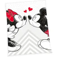 Herding Mickey & Minnie fleecefilt - 150 x 200 cm