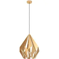 Eglo Hänglampa Carlton, dimbar, Mässing / guld, Vardagsrum / matsal, Metall, Modern, Pendellampa