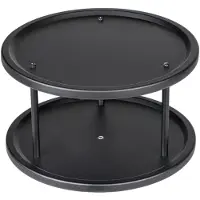 Wenko köksorganisatör till bänkskivan LAZY SUSAN 2 våningar i metall 26,5x15,5x26,5 cm
