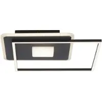 JUST LIGHT LED taklampa Domino, Svart, Vardagsrum / matsal, Metall, Modern, LED-taklampa