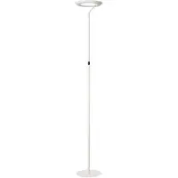 Lucide LED uplight golvlampa Celeste, dimbar, Vitt / opal, Vardagsrum / matsal, Metall, Modern, LED-golvlampa