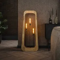 Zijlstra Golvlampa Woodframe, Ljust trä, Vardagsrum / matsal, Trä, Modern, Golvlampa