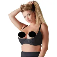 Cottelli - bygel bh plus size - svart - 90D