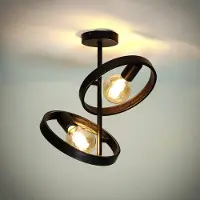 Zijlstra Taklampa Ringelbach, dimbar, Svart, Vardagsrum / matsal, Metall, Modern, Taklampa