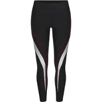 LASCANA Sportbyxa röd / svart / vit