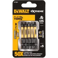 DeWalt DT7396T-QZ, 5 styck, Torx, T25, 50 mm, Låda
