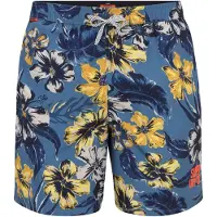 Superdry för män. M3010242A Hawaii baddräkt blå (XXL), Strandkläder, Återvunnen polyester, Hållbar