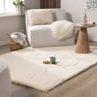 NATURL. Fluffig matta | Comfy Supreme gräddvit hos Volero | 230x330 cm | Polyester | Enfärgad | Rektangulär | Hög lugg