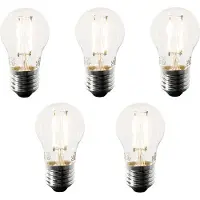 LUEDD Set med 5 Smart E27 LED-lampor P45 4.5W 470 lm 1800-4000K