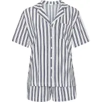s.Oliver Kort pyjamas marinblå / svart / vit