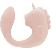 Unihorn C-Horse - G-punkts- och klitorisstimulerande vibrator (korall)