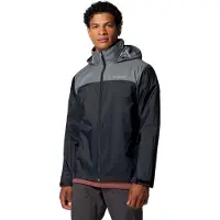 Columbia Glennaker Lake II Rain Jacket - Regnjacka - Herr Black / City Grey L