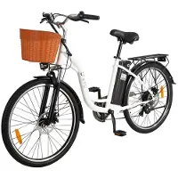 Electric Ride DYU C6 Multi Terrain Electric Bike With TowSeat 36V12.5AH Battery 350W Motor Electic Bicycle 26 Inch Off-Road Tires Urban commuting E-Bike vit