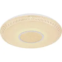 Globo LED taklampa Klemens, dimbar, Vitt / opal, Vardagsrum / matsal, Syntetmaterial, LED-taklampa