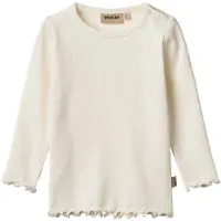 Wheat Tröja - Rib - Ida - Ivory - - 74 - Tröja