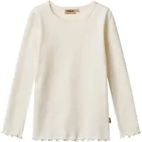 Wheat Tröja - Rib - Ida - Ivory - - 4 år (104) - Tröja