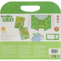 Selecta Magnetbok - Magna Carry - In The Jungle - - One Size - Magnetiska leksaker