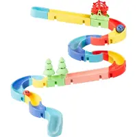 Selecta Badleksaker - Marble Kör Waterslide - ECO - 35 Delar - - One Size - Badleksaker