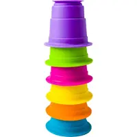 Fat Brain Toys Fat Brain Suction Kupz Sensorisk Stapelleksak