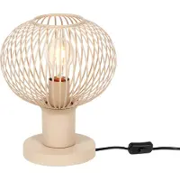 TRIO Modern trådbordslampa beige 23 cm - Gila