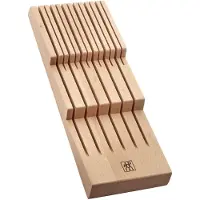 Zwilling unspecific Knivförvaring i bok - L 41 x B 15,5 x H 4,8 cm. Passar i standard kökslådor. Med plats för upp till 12 knivar