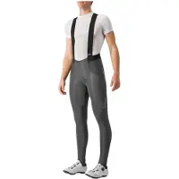 Castelli Sorpasso Ros Long Bib Shorts Grey, Size L