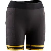 Lurbel Spirit Short Leggings Black Yellow Women, Size S