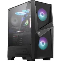 MSI MAG FORGE 100M Mid Tower Gaming Computer Case