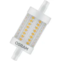 Osram HOMELIGHTING 4058075432598 LED-lamp EEK E (A - G) R7s Kolvform 7.3 W = 60 W Varmvit (Ø x L) 29 mm x 78 mm 1 st