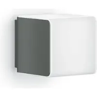 Steinel L 830 C LED-utomhusvägglampa, antracit 830, dimbar, Aluminium / grå / zink, Syntetmaterial, Modern, Smarta hem vägglampa utomhus