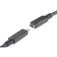 Digitus - USB-förlängningskabel - USB-C (hane) till USB-C (hona) - USB 3.1 Gen 2 - 20 V - 5 A - 70 cm - svart