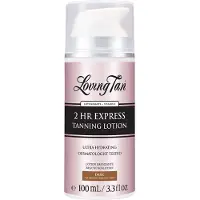 Loving Tan 2 HR Express Self-Tanning Lotion Dark Brun utan sol-lotion 100 ml