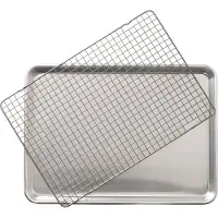 Nordic Ware Bakplåt Med Galler 45x32 Cm - Bakplåtar Stål Aluminium