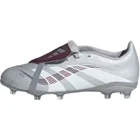 Adidas Predator League Fold-over Tongue Fg/ag Jude Bellingham Chrome Dream - Silver/bourgogne/bordeaux Barn Limited Edition - Gräs (Fg), storlek 28½