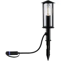 Paulmann Plug & Shine Classic Lykta spiklampa 94323, dimbar, Svart, Metall