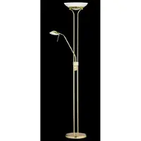 FISCHER&HONSEL GMBH LED uplight golvlampa Pool, dimbar, Mässing / guld, Vardagsrum / matsal, Metall, Modern, LED-golvlampa
