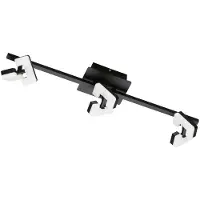 FISCHER&HONSEL GMBH LED taklampa Ray, Svart, Vardagsrum / matsal, Metall, Modern, LED-taklampa