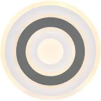 Globo LED taklampa Sabatino, dimbar, Vitt / opal, Vardagsrum / matsal, Metall, Modern, LED-taklampa