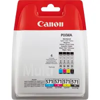 Canon CLI-571 BK/C/M/Y bläckpatron 4-pack (original)