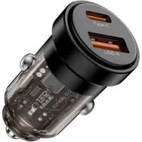 Tech-Protect CC03 45W bil-laddare med dubbla portar - svart