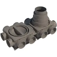 Ubbink Boligflex Plus fördelningsdosa inline BFP FB IL 12 125 160 180 V