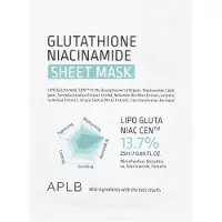 APLB Gluthathione Niacinamide Sheet Mask Ansiktsmask 1 x 25 ml