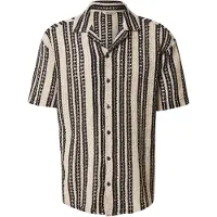 Only & Sons Skjorta 'ONSDani' svart / ullvit