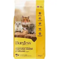 Burgess Hamster gerbil & mouse 750 g