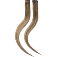 Rapunzel of sweden Single Invisible Clip-ins Straight / 2 pieces Brown Ash Blonde Balayage B5.1/7.3 40 cm Löshår 10 g