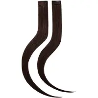 Rapunzel of sweden Single Invisible Clip-ins Straight / 2 pieces 2.3 Chocolate Brown 40 cm Löshår 10 g