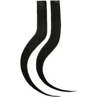 Rapunzel of sweden Single Invisible Clip-ins Straight / 2 pieces 1.0 Black 40 cm Löshår 10 g