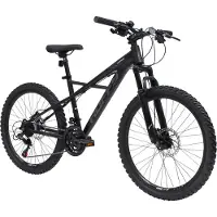 HUFFY Bicycle KORROS 24 BLACK 24382W svart