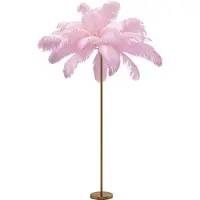 Kare Design golvlampa Feather Palm, Mässing / guld, Vardagsrum / matsal, Metall, Design, Golvlampa